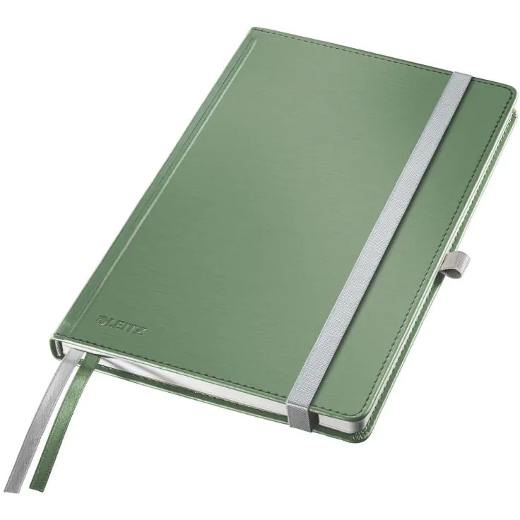⁨Notatnik twardy LEITZ STYLE A5 kratka Pistacjowa zieleń 44860053⁩ w sklepie Wasserman.eu