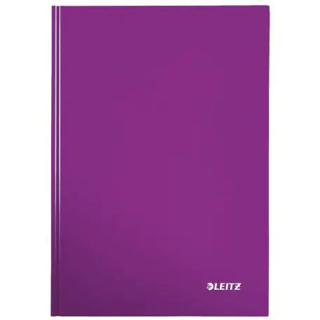 ⁨LEITZ WOW A5 notebook 80mm soft cover purple 46281162⁩ at Wasserman.eu