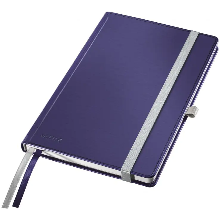 ⁨LEITZ STYLE A5 hard notebook grille Titanium blue 44860069⁩ at Wasserman.eu