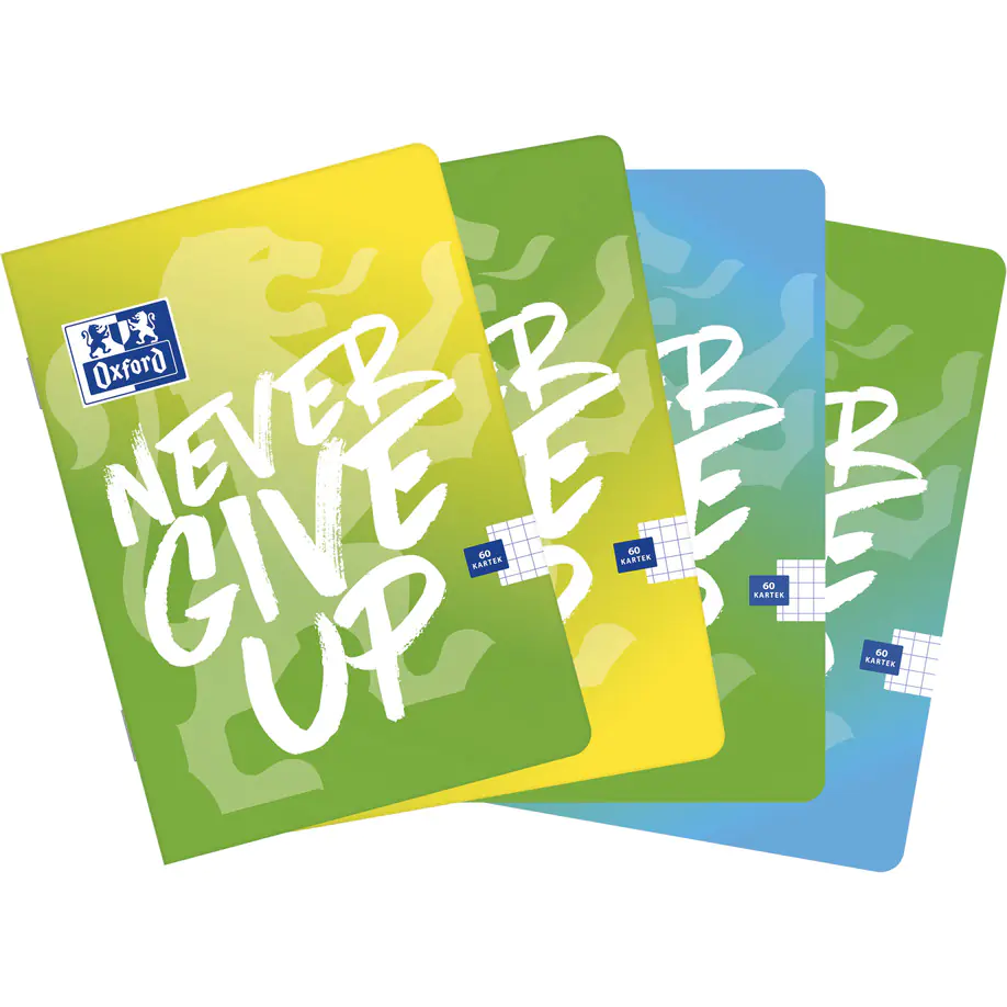 Issue A5 60k 90g. grille NEVER GIVE UP 400114795 OXFORD at Wasserman.eu