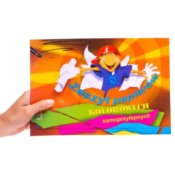 ⁨Paper book of coloured self-adhesive A4 DASH⁩ at Wasserman.eu