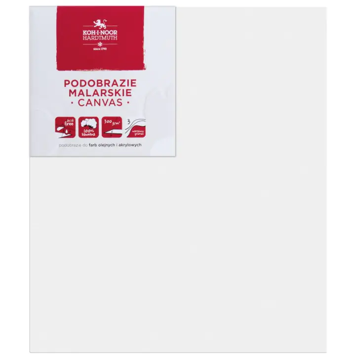 ⁨Podobrazie bawełniane 30x35cm KOH-I-NOOR⁩ w sklepie Wasserman.eu