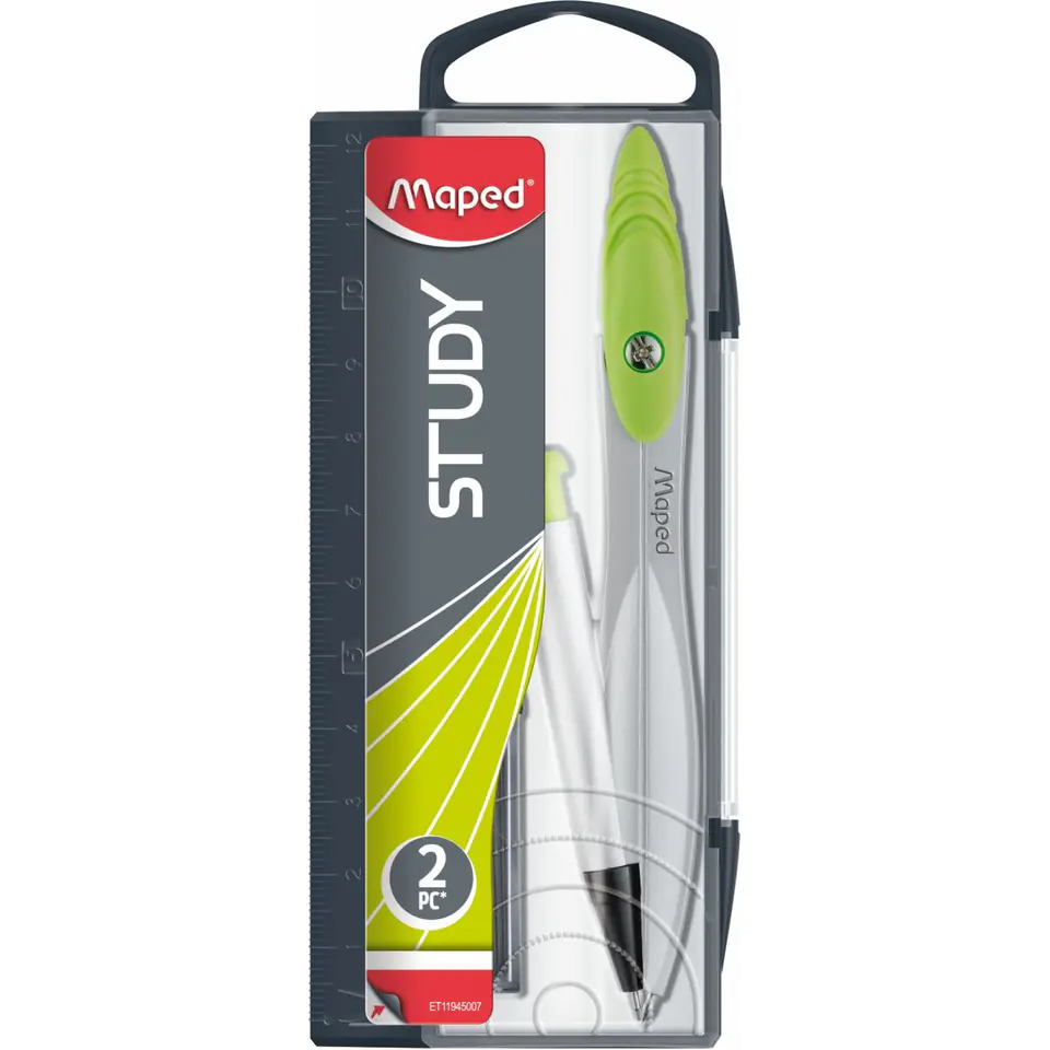 ⁨STUDY compass with automatic pencil 0,5mm 119430 MAPED⁩ at Wasserman.eu