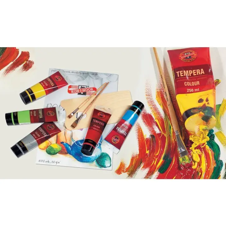 ⁨Paints TEMPERY 16ml. 10 colors 162548 KOH-I-NOOR⁩ at Wasserman.eu
