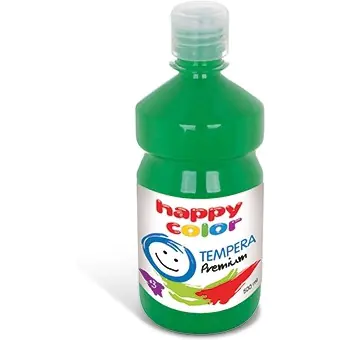 ⁨Farba TEMPERA Premium 500ml zielona HAPPY COLOR HA 3310 0500-5⁩ w sklepie Wasserman.eu