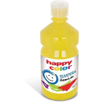 ⁨Farba TEMPERA Premium 500ml żółta HAPPY COLOR HA 3310 0500-1⁩ w sklepie Wasserman.eu