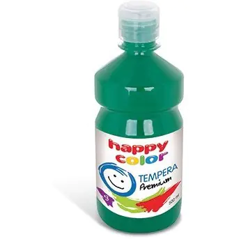 ⁨Farba TEMPERA Premium 500ml ciemno zielona HAPPY COLOR HA 3310 0500-52⁩ w sklepie Wasserman.eu