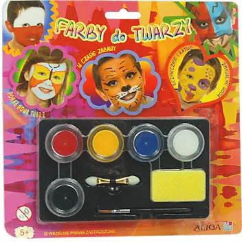 ⁨Face paints 5 col. FA005 ALIGA⁩ at Wasserman.eu