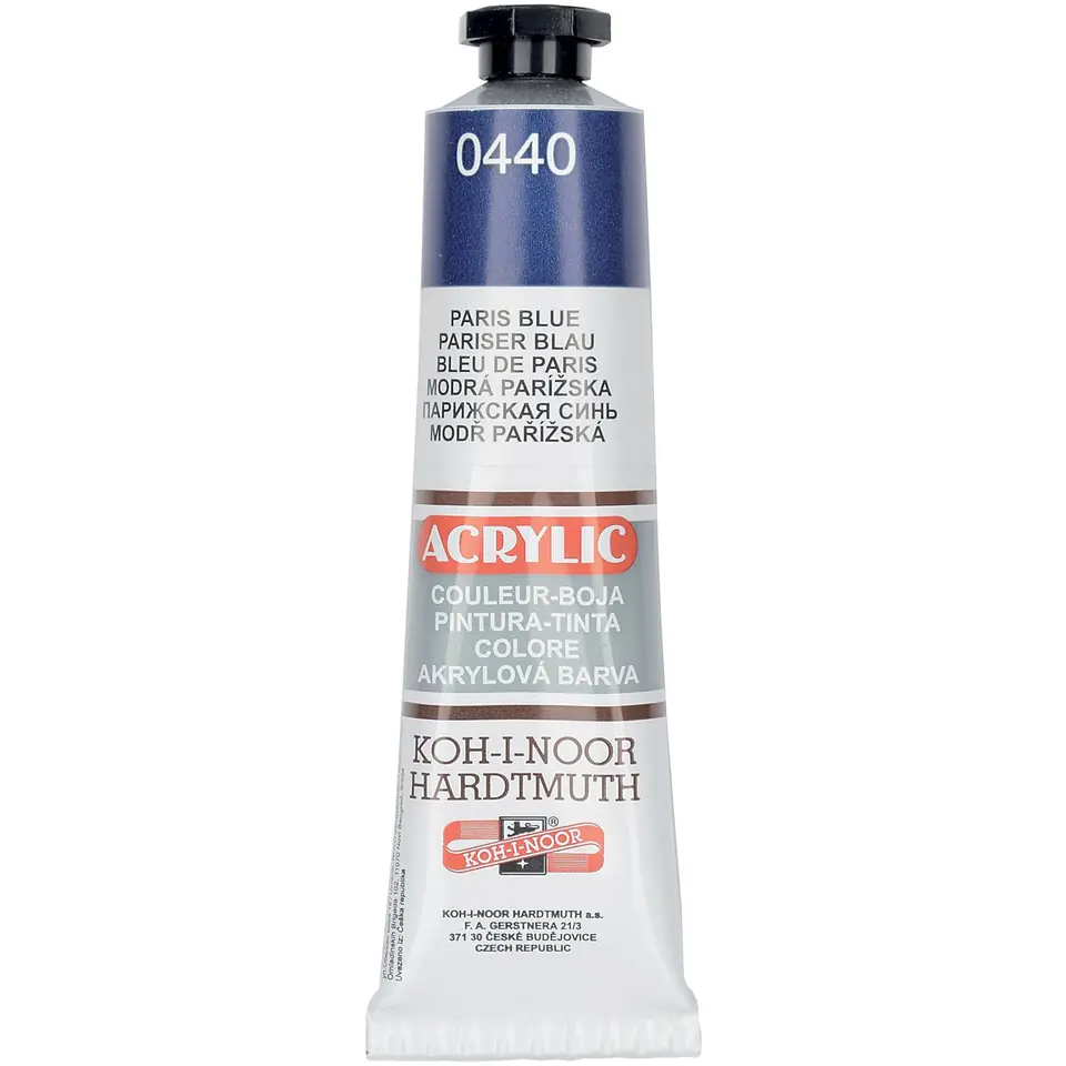 ⁨Acrylic paint 162733 Paris blue 0440 40ml. KOH-I-NOOR⁩ at Wasserman.eu