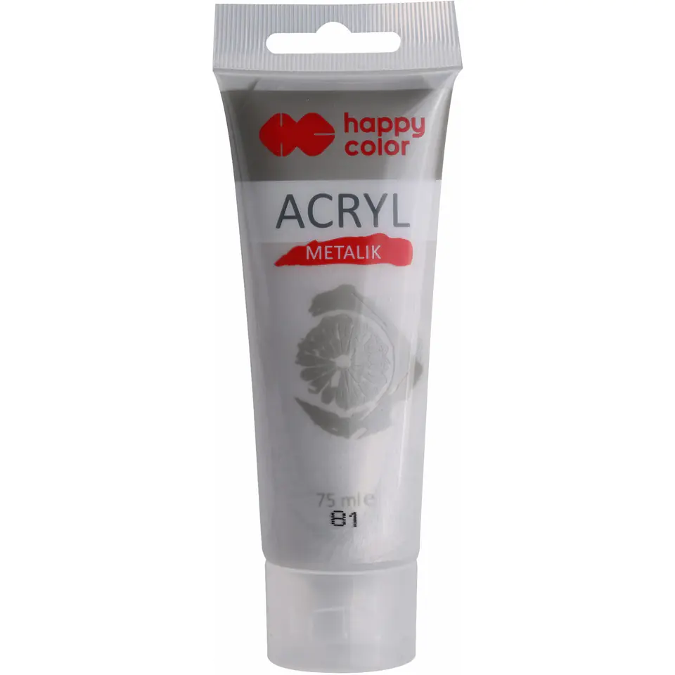 ⁨Acrylic paint 75ml silver HA 7370 0075-81 Happy Color⁩ at Wasserman.eu