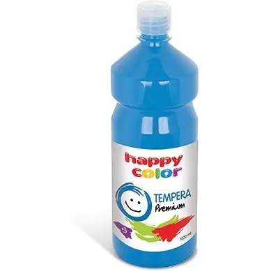 ⁨Farba TEMPERA Premium 1000ml błękitna HAPPY COLOR 3310 1000-30⁩ w sklepie Wasserman.eu