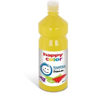 ⁨Farba TEMPERA Premium 1000ml żółty HAPPY COLOR 3310 1000-1⁩ w sklepie Wasserman.eu