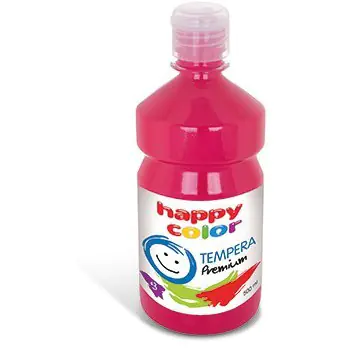 ⁨Farba TEMPERA Premium 500ml ciemnoróżowa HAPPY COLOR HA 3310 0500-22⁩ w sklepie Wasserman.eu