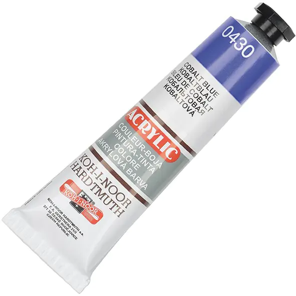 ⁨Acrylic paint 162732 cobalt 0430 40ml. KOH-I-NOOR⁩ at Wasserman.eu