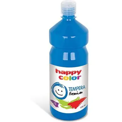 ⁨Paint TEMPERA Premium 1000ml blue HAPPY COLOR 3310 1000-3⁩ at Wasserman.eu