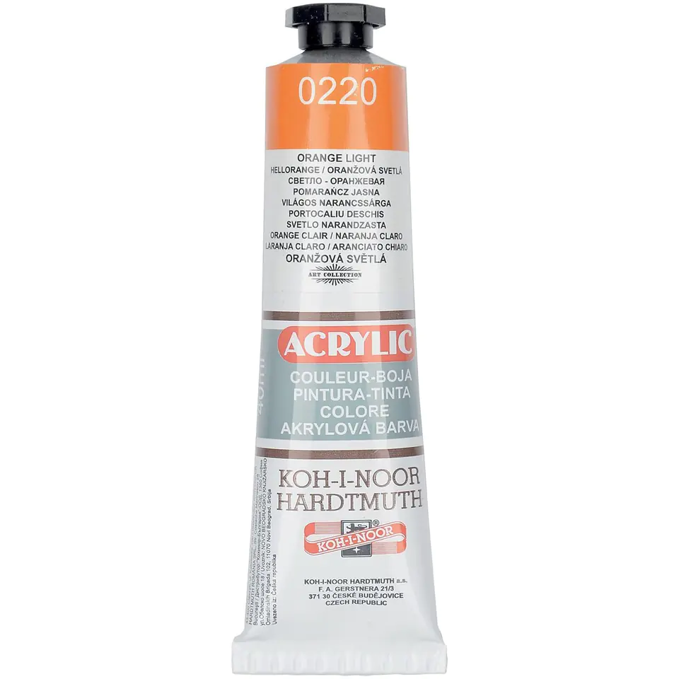 ⁨Acrylic paint 162727 light orange 0220 40ml KOH-I-NOOR⁩ at Wasserman.eu