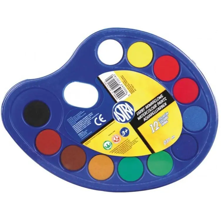 ⁨Paints GUALS 12 colors PALETTE 83216903 ASTRA⁩ at Wasserman.eu