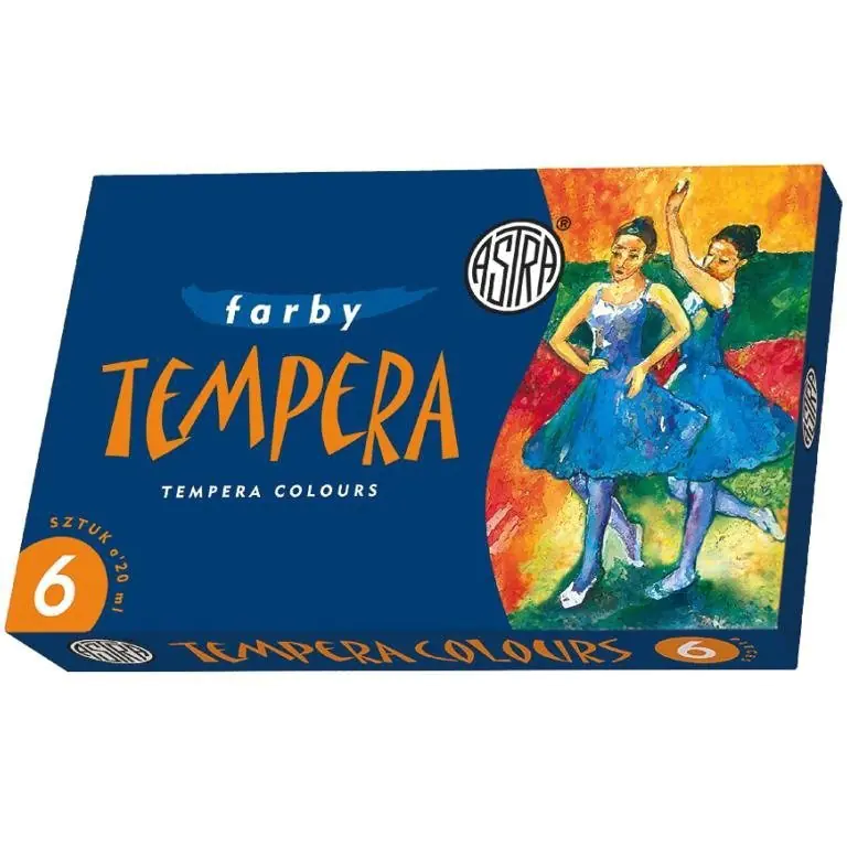 ⁨Farby TEMPERA 6 kol.A'20 tuba 83419901⁩ w sklepie Wasserman.eu