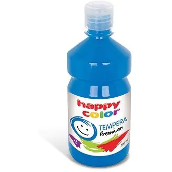 ⁨Farba TEMPERA Premium 500ml niebieska HAPPY COLOR HA 3310 0500-3⁩ w sklepie Wasserman.eu