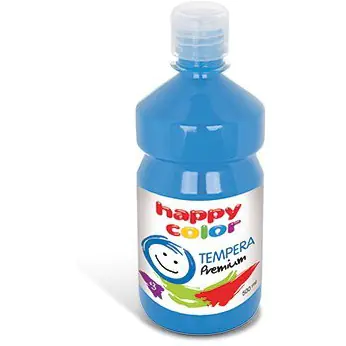 ⁨Farba TEMPERA Premium 500ml błękitna HAPPY COLOR HA 3310 500-30⁩ w sklepie Wasserman.eu