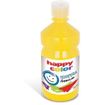 ⁨Farba TEMPERA Premium 500ml cytrynowa HAPPY COLOR HA 3310 0500-10⁩ w sklepie Wasserman.eu