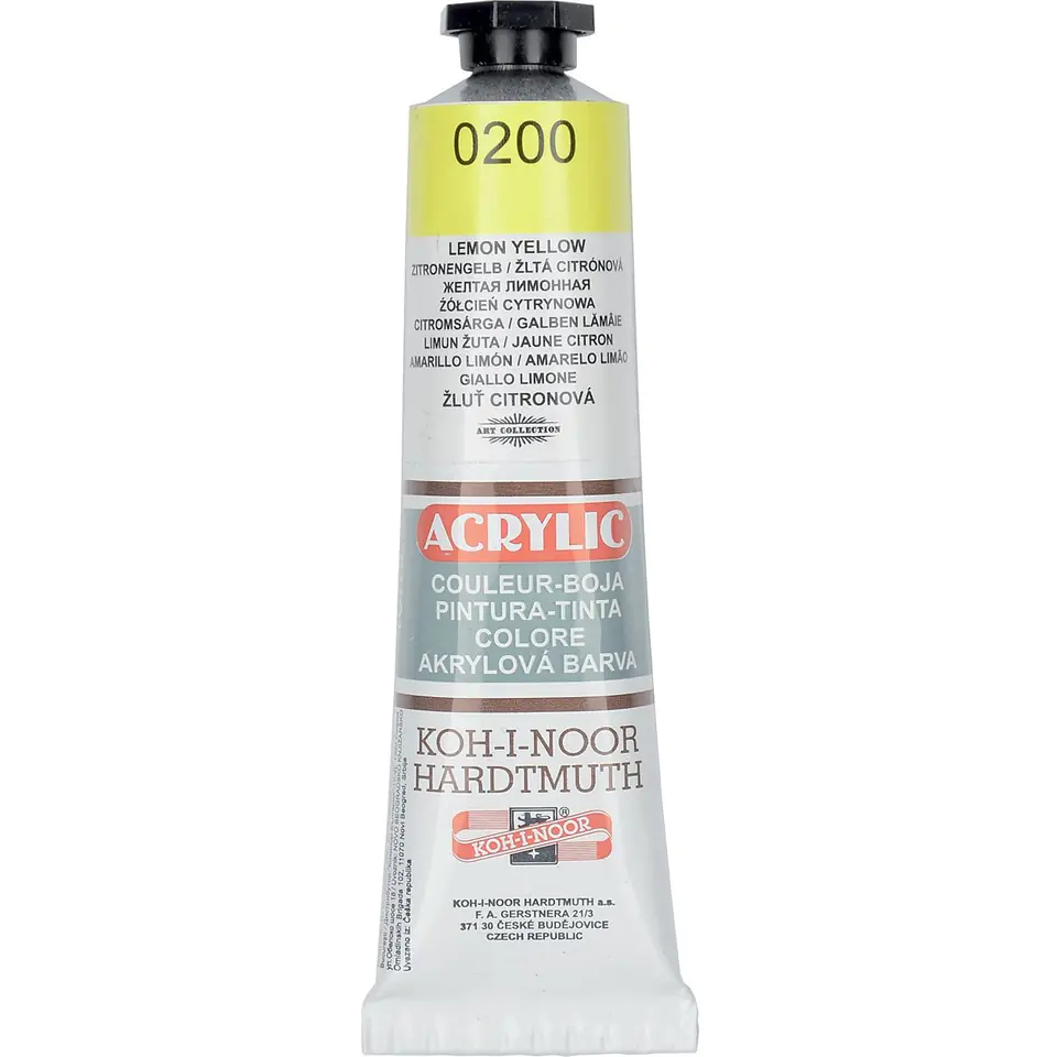 ⁨Acrylic paint 162712 yellow 0200 40ml. KOH AND NOOR⁩ at Wasserman.eu