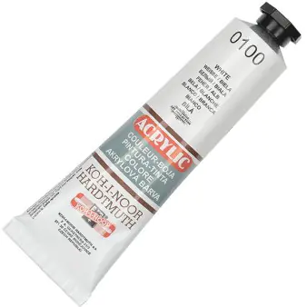 ⁨White acrylic paint 40ml. 162711 KOH-I-NOOR⁩ at Wasserman.eu