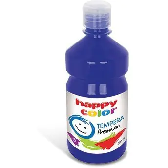 ⁨Farba TEMPERA Premium 500ml granatowa HAPPY COLOR HA 3310 0500-33⁩ w sklepie Wasserman.eu