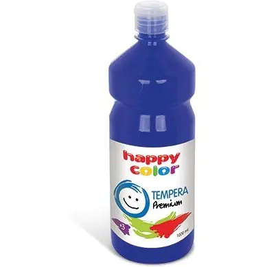 ⁨Farba TEMPERA Premium 1000ml granatowa HAPPY COLOR 3310 1000-33⁩ w sklepie Wasserman.eu