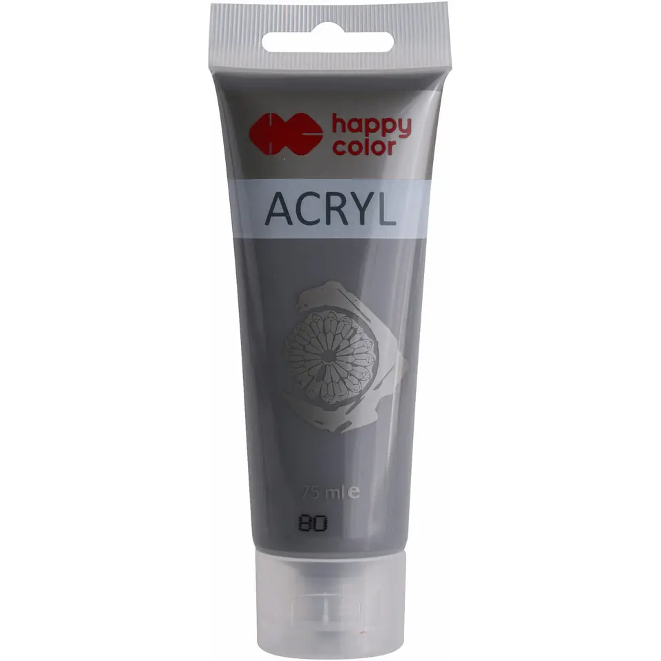 ⁨Acrylic paint 75ml grey HA 7370 0075-80 Happy Color⁩ at Wasserman.eu