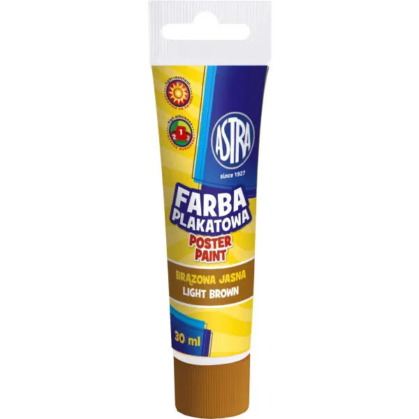 ⁨Poster paint tube 30 ml - light brown 83110912 ASTRA⁩ at Wasserman.eu