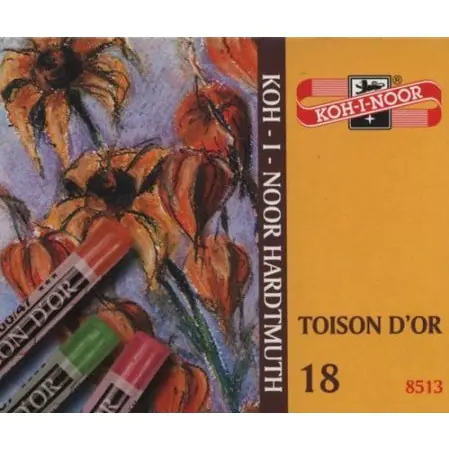 ⁨Crayons, pastels, dry 18 colors 8513 KOH-I-NOOR⁩ at Wasserman.eu