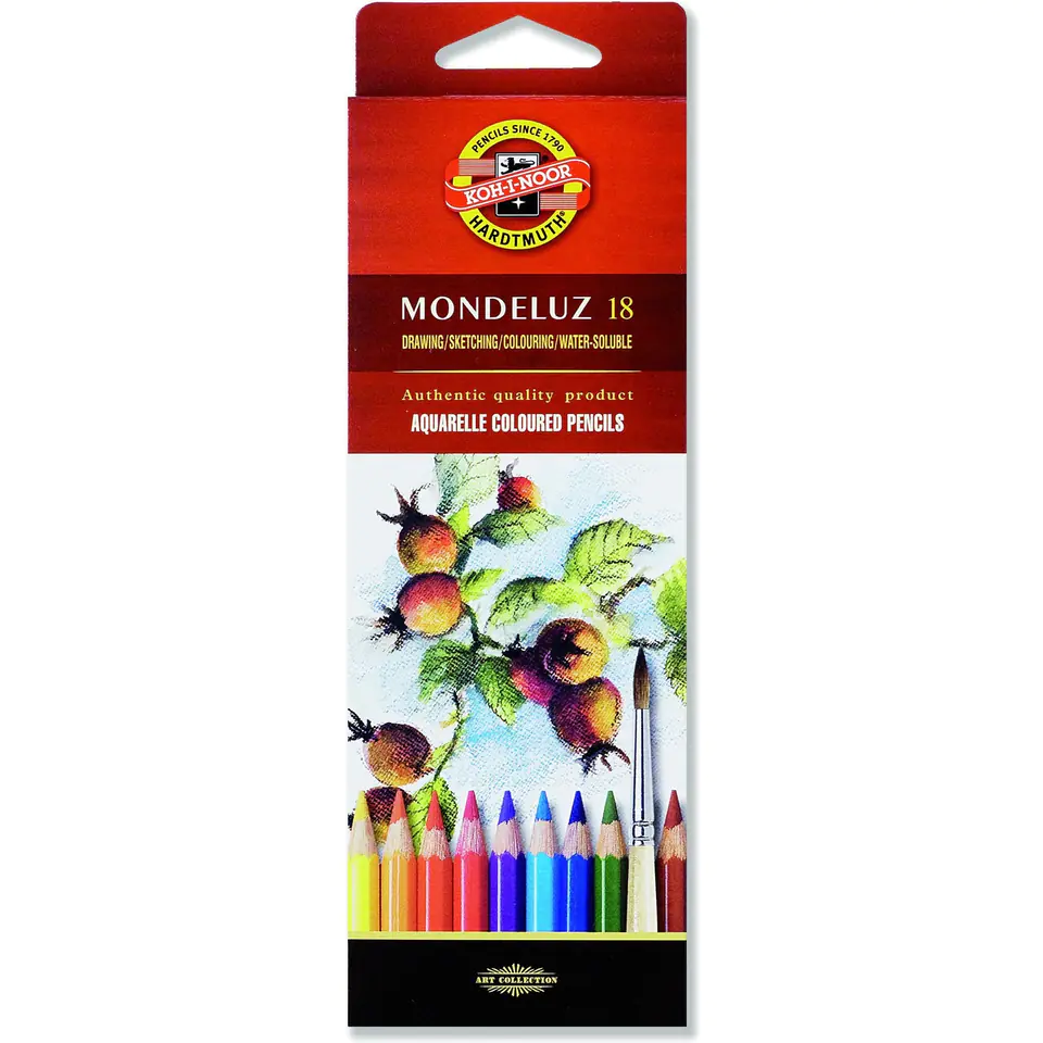 ⁨Crayons 18 col. MONDELUZ 3717 KOH-I-NOOR⁩ at Wasserman.eu