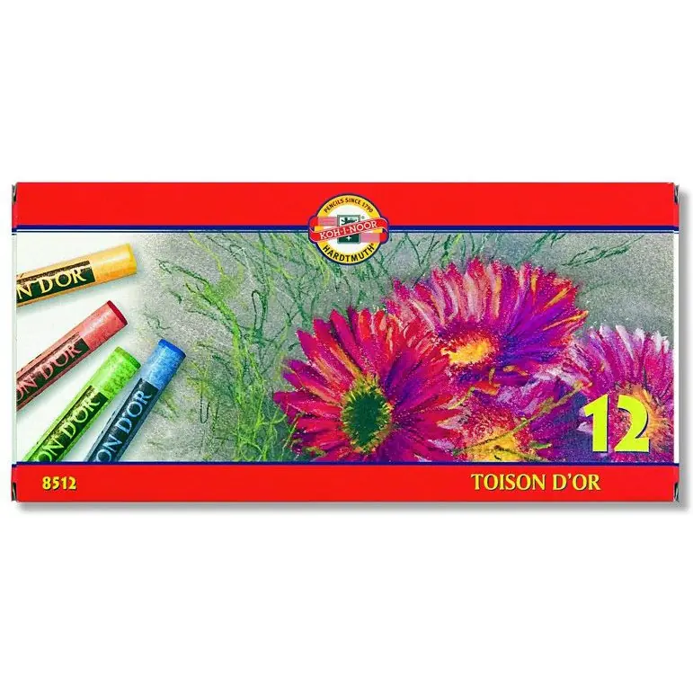 ⁨Kredki pastele suche 12 kol. 8512 KOH-I-NOOR⁩ w sklepie Wasserman.eu