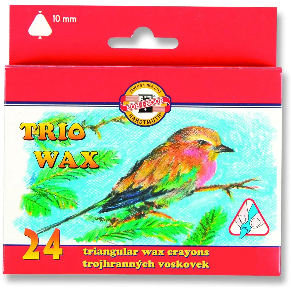 ⁨Crayons TRIO WAX JUMBO 24 col. 10mm 8274/2 KOH-I-NOOR⁩ at Wasserman.eu