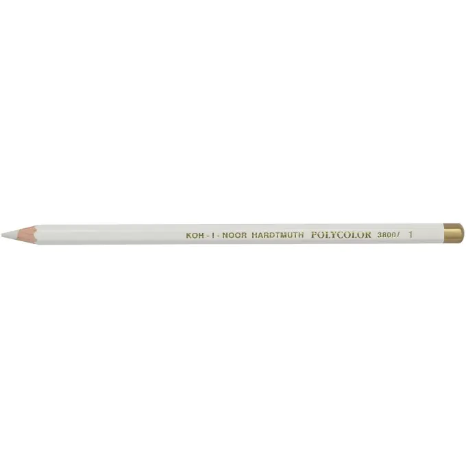 ⁨Crayon POLYCOLOR 3800-01 white KOH-I-NOOR⁩ at Wasserman.eu