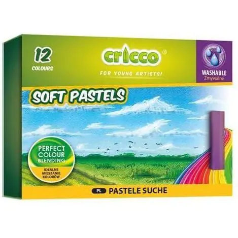 ⁨Crayons dry pastels CRICCO 12kol CR491K12⁩ at Wasserman.eu