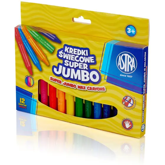 ⁨Jumbo Candle Crayons 12 colors 316118003 ASTRA⁩ at Wasserman.eu