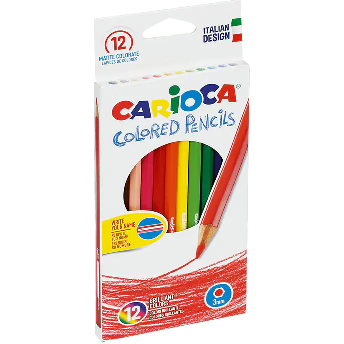 ⁨Pencil crayons 12kol CARIOCA 40380 170-1462 KW TRADE⁩ at Wasserman.eu