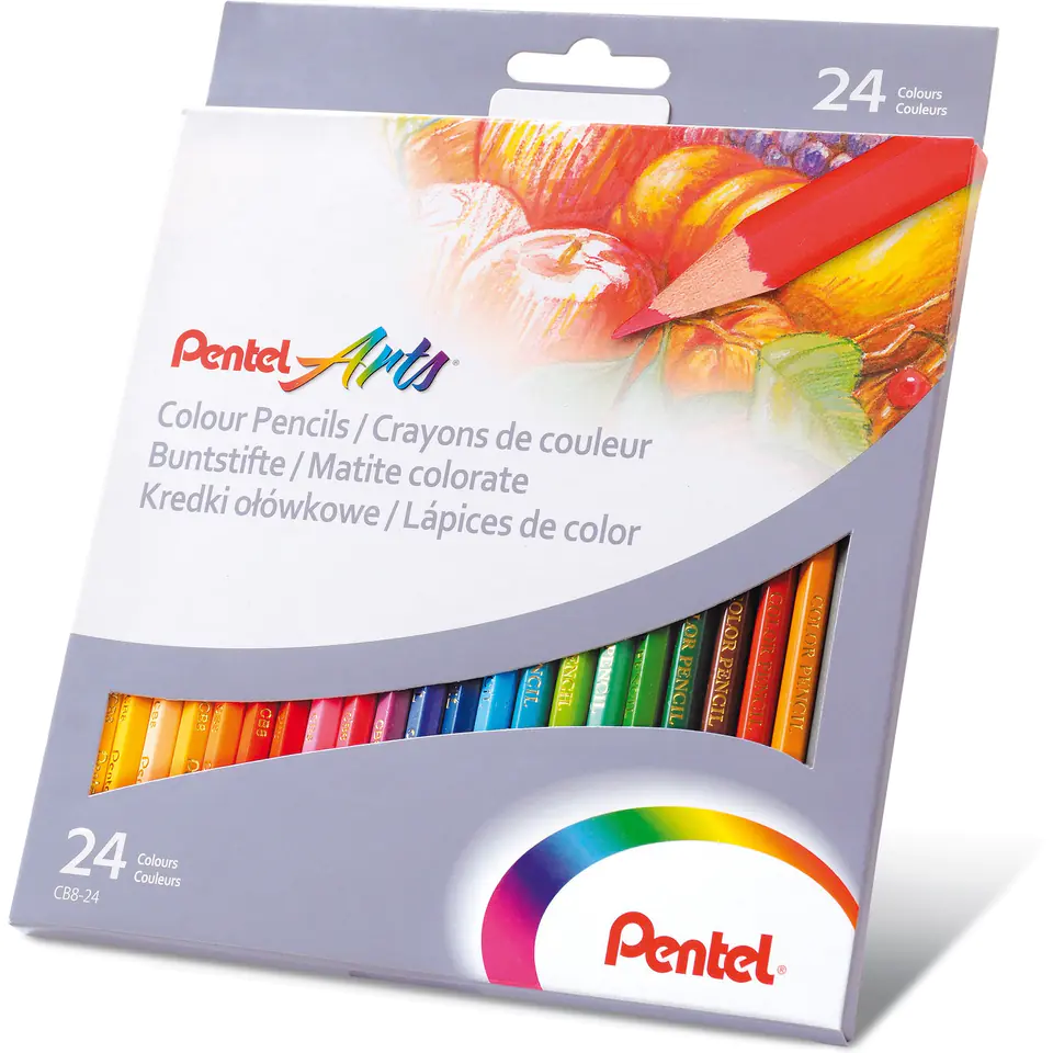 ⁨Pencil pencils PENTEL 24 colors CB8-24 CB8-24⁩ at Wasserman.eu