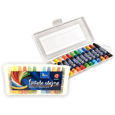 ⁨Crayons hexagonal oil pastels 12kol KT020-AB⁩ at Wasserman.eu