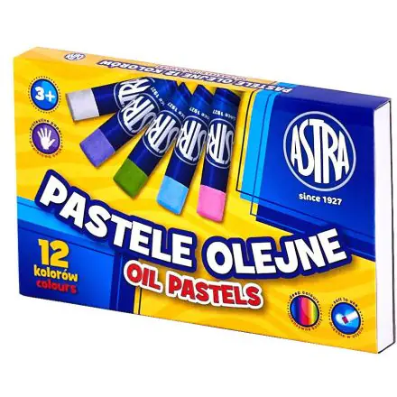 ⁨Crayons, oil pastels, 12 colors 313112001 ASTRA⁩ at Wasserman.eu