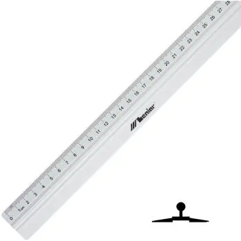 ⁨Aluminium ruler 150cm with handle 30090 LENIAR⁩ at Wasserman.eu