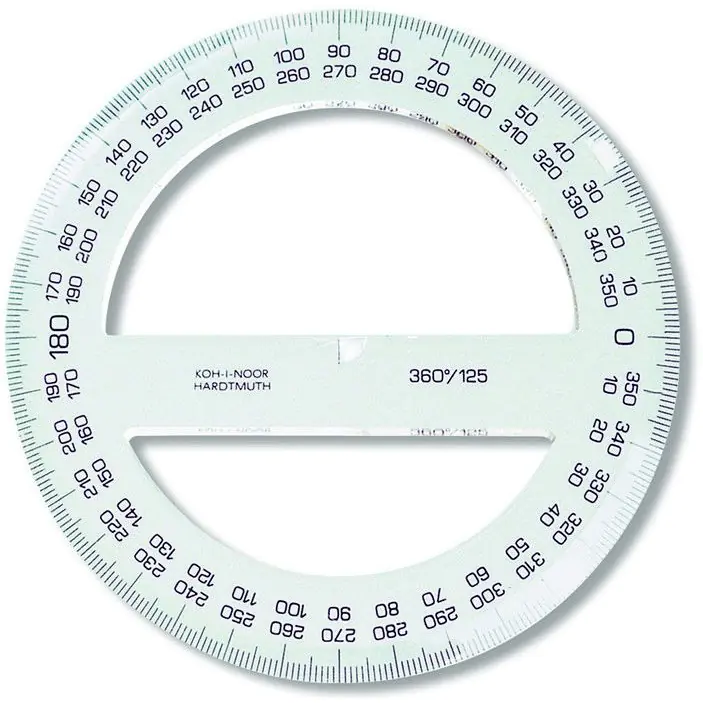 ⁨Protractor 360/125 746328 KOH-I-NOOR⁩ at Wasserman.eu