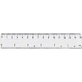 ⁨Ruler plas.15cm GR-801 130-1593 GRAND⁩ at Wasserman.eu