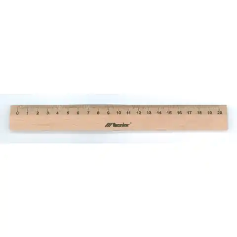 ⁨Wooden ruler 20cm 30061 LENIAR⁩ at Wasserman.eu