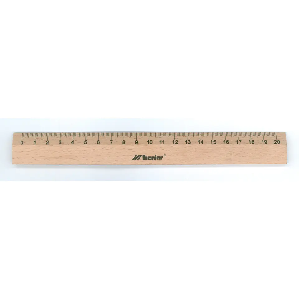 ⁨Wooden ruler 20cm 30061 LENIAR⁩ at Wasserman.eu