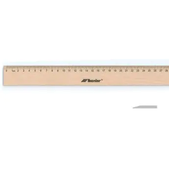 ⁨Wooden ruler 50cm 30064 LENIAR⁩ at Wasserman.eu