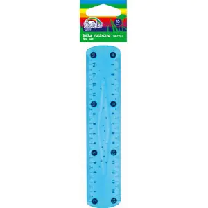 ⁨FIORELLO plastic ruler. flexible -15cm GR-F150 130-1812⁩ at Wasserman.eu