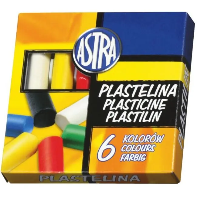 ⁨Plasticine 6 colors ASTRA 83811905⁩ at Wasserman.eu